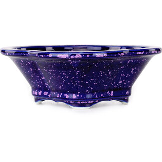 Heian Kosen 153 mm  purple bonsai pot by Heian Kosen, Kyoto, Japan