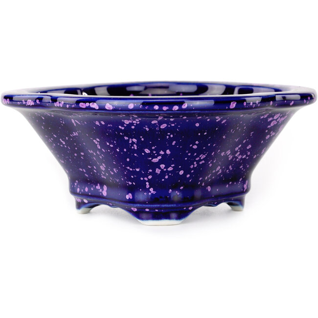 Pot à bonsaï violet Mokko par Heian Kosen - 153 x 140 x 53 mm