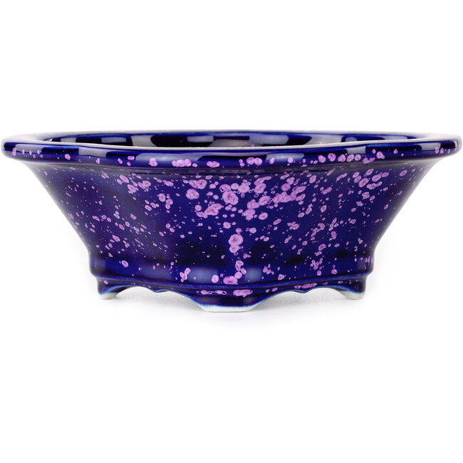 Pot à bonsaï violet Mokko par Heian Kosen - 153 x 140 x 53 mm