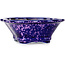 Mokko purple bonsai pot by Heian Kosen - 153 x 140 x 53 mm