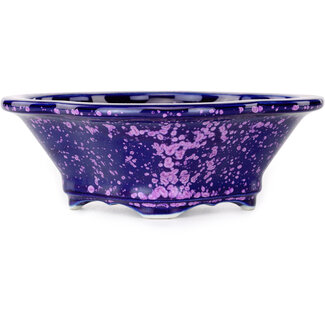 Heian Kosen 153 mm  purple bonsai pot by Heian Kosen, Kyoto, Japan