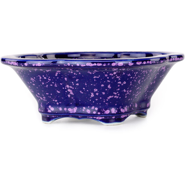 Vaso bonsai viola Mokko di Heian Kosen - 153 x 140 x 53 mm