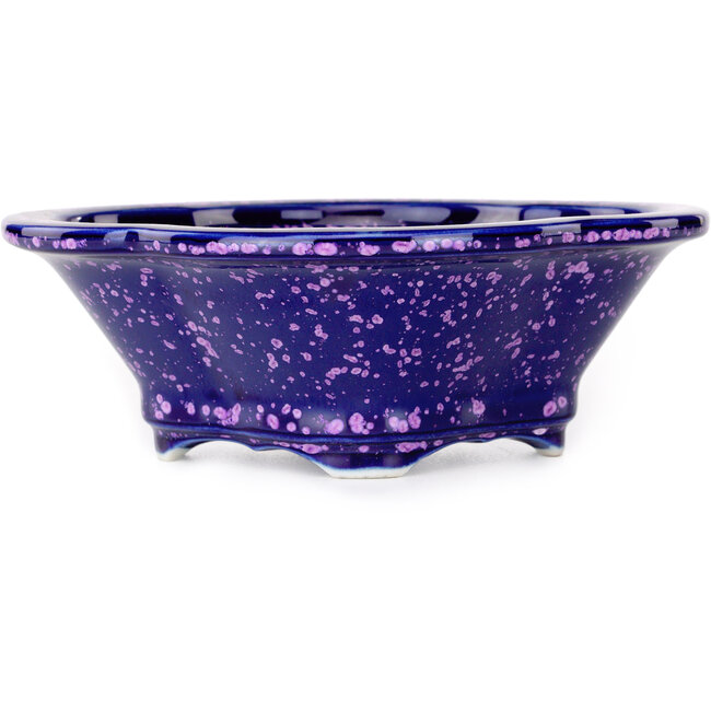 Pot à bonsaï violet Mokko par Heian Kosen - 153 x 140 x 53 mm