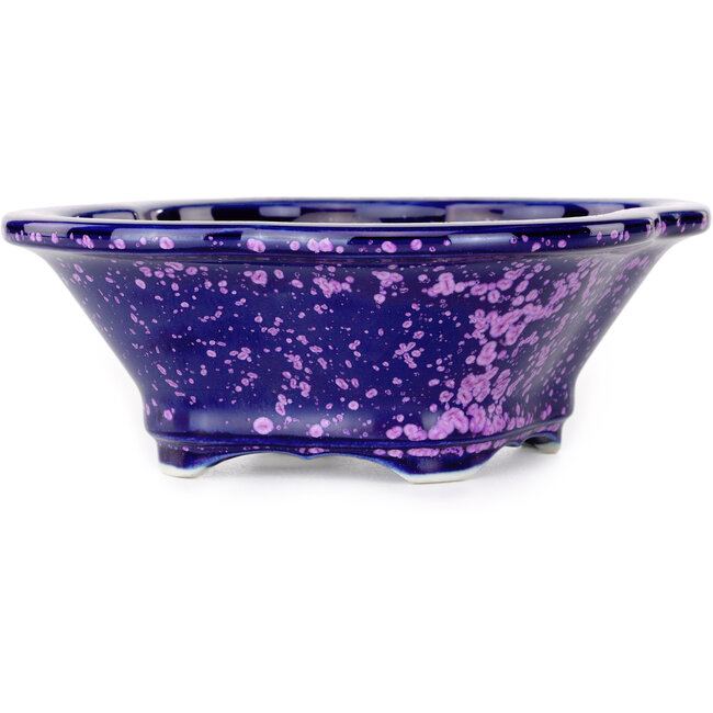 Pot à bonsaï violet Mokko par Heian Kosen - 153 x 140 x 53 mm