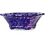 Mokko purple bonsai pot by Heian Kosen - 153 x 140 x 53 mm
