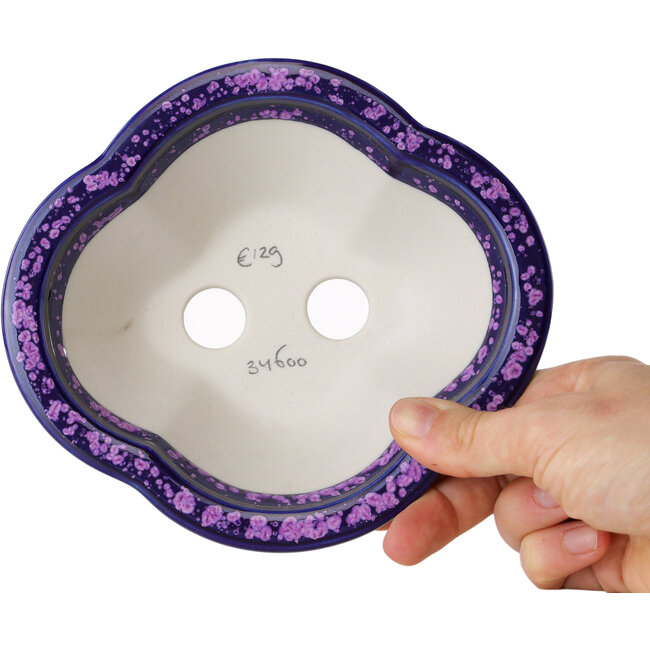 Maceta para bonsái morada Mokko de Heian Kosen - 153 x 140 x 53 mm