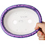 Ovaler lila Bonsaitopf von Heian Kosen – 180 x 142 x 52 mm