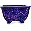 Pot à bonsaï carré violet de Heian Kosen - 133 x 133 x 80 mm