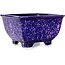 Maceta cuadrada morada para bonsái de Heian Kosen - 133 x 133 x 80 mm