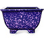 Vaso bonsai quadrato viola di Heian Kosen - 133 x 133 x 80 mm