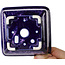 Vierkante paarse bonsaipot van Heian Kosen - 133 x 133 x 80 mm