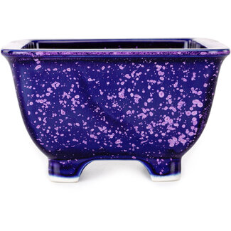 Heian Kosen 133 mm  purple bonsai pot by Heian Kosen, Kyoto, Japan