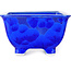 Vaso bonsai quadrato blu di Heian Kosen - 133 x 133 x 80 mm