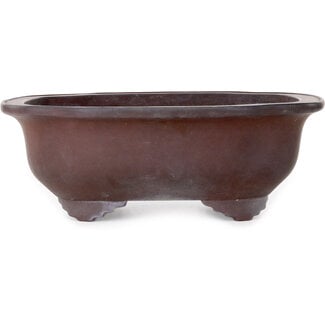  Yamaaki 337 mm  unglazed bonsai pot by Yamaaki, Tokoname, Japan