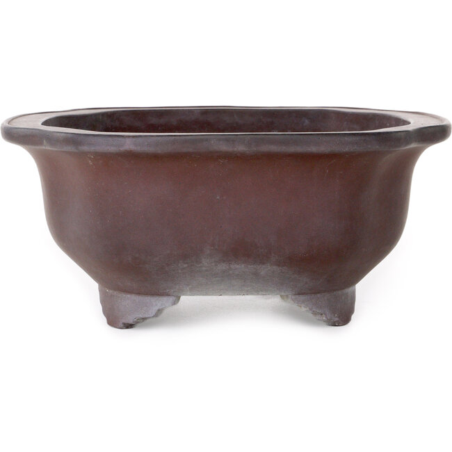 Mokko unglazed bonsai pot by Yamaaki - 337 x 280 x 120 mm