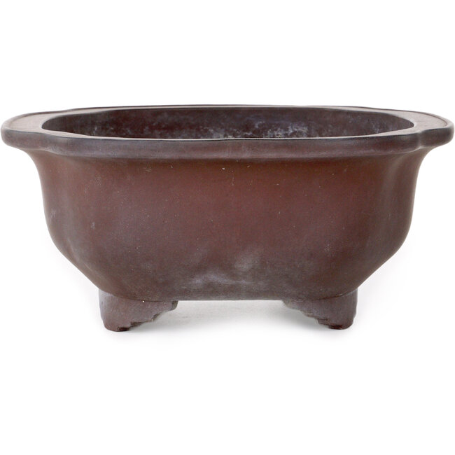 Mokko unglazed bonsai pot by Yamaaki - 337 x 280 x 120 mm
