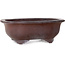 Mokko unglazed bonsai pot by Yamaaki - 337 x 280 x 120 mm