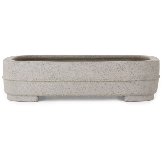 Vaso bonsai ovale non smaltato di Seibun - 352 x 252 x 85 mm