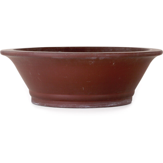Pot à bonsaï rond non émaillé de Yamaaki - 442 x 442 x 142 mm