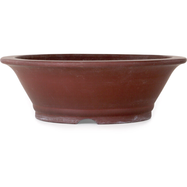 Vaso bonsai rotondo non smaltato di Yamaaki - 442 x 442 x 142 mm