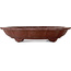 Lotus unglazed bonsai pot by Yamaaki - 410 x 410 x 75 mm