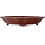 Lotus unglazed bonsai pot by Yamaaki - 410 x 410 x 75 mm