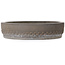 Round unglazed bonsai pot - 332 x 332 x 85 mm