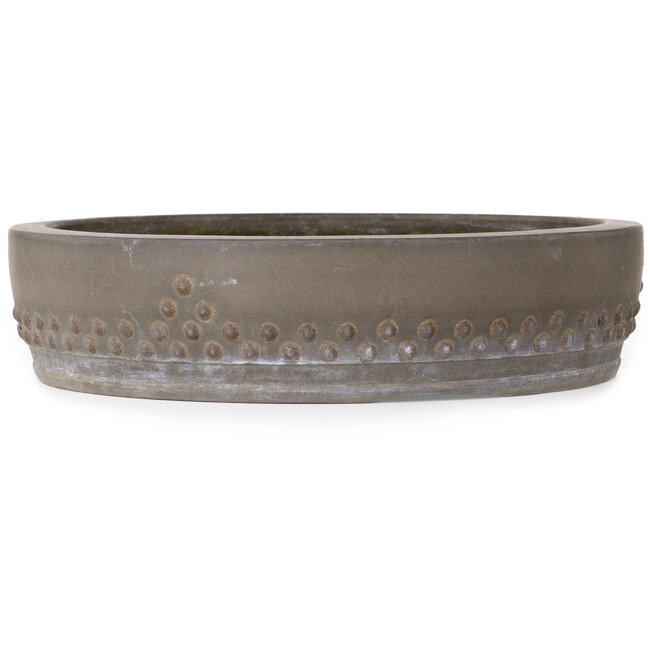 Vaso bonsai rotondo non smaltato - 332 x 332 x 85 mm