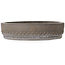 Round unglazed bonsai pot - 332 x 332 x 85 mm