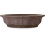 Lotus unglazed bonsai pot by Yamaaki - 312 x 312 x 80 mm