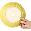 Maceta redonda amarilla para bonsái de Juko Koyou - 240 x 240 x 80 mm