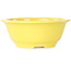 Vaso bonsai rotondo giallo di Juko Koyou - 175 x 175 x 70 mm