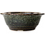 Ronde bruine bonsaipot van Juko Koyou - 140 x 140 x 55 mm