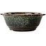 Ronde bruine bonsaipot van Juko Koyou - 140 x 140 x 55 mm