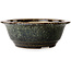 Ronde bruine bonsaipot van Juko Koyou - 140 x 140 x 55 mm