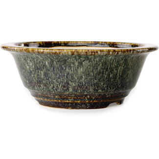 Koyou 180 mm  brown bonsai pot by Juko Koyou, Tokoname, Japan