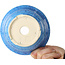 Ronde lichtblauwe bonsaipot van Juko Koyou - 140 x 140 x 55 mm
