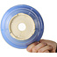 Pot à bonsaï rond bleu clair de Juko Koyou - 140 x 140 x 55 mm