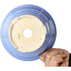 Maceta redonda azul claro para bonsái de Juko Koyou - 173 x 173 x 65 mm
