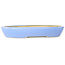 Maceta ovalada para bonsái azul claro de Juko Koyou - 250 x 205 x 40 mm