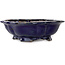 Mokko blue bonsai pot by Echizen - 175 x 150 x 50 mm