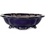 Mokko blue bonsai pot by Echizen - 175 x 150 x 50 mm