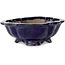 Mokko blue bonsai pot by Echizen - 175 x 150 x 50 mm