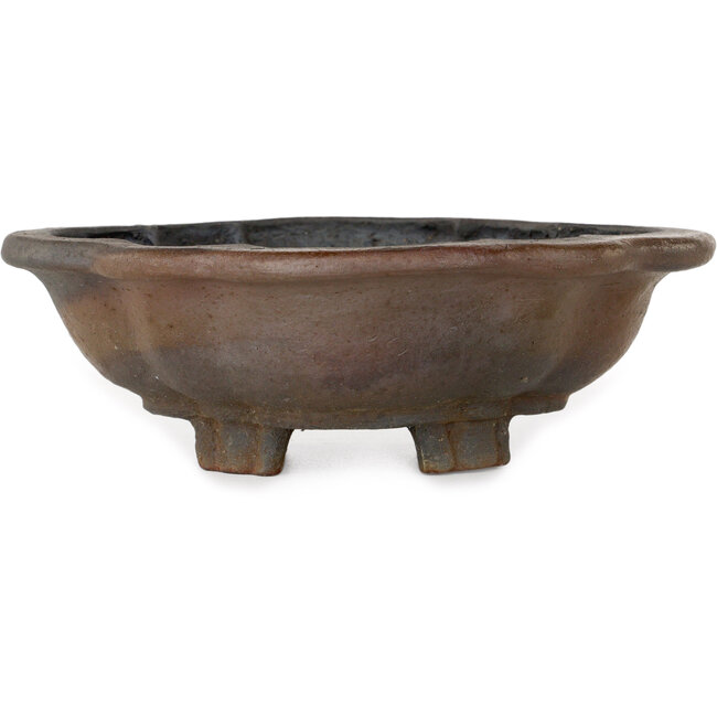 Mokko unglazed bonsai pot by Echizen - 175 x 150 x 60 mm