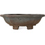 Mokko unglazed bonsai pot by Echizen - 175 x 150 x 60 mm