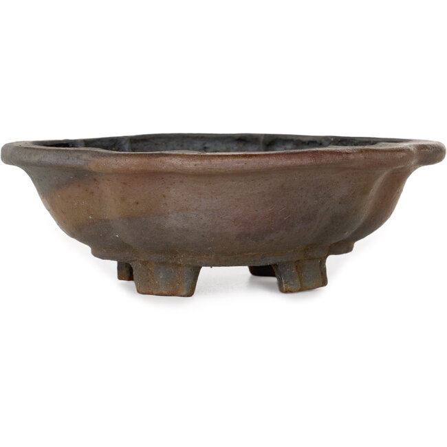 Pot à bonsaï Mokko non émaillé par Echizen - 175 x 150 x 60 mm