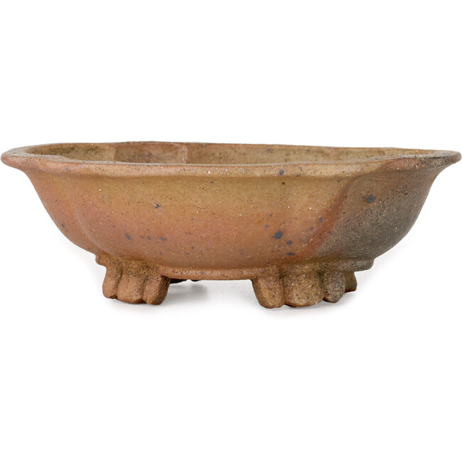 Pot à bonsaï Mokko non émaillé par Echizen - 175 x 155 x 55 mm