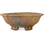 Mokko unglazed bonsai pot by Echizen - 175 x 155 x 55 mm
