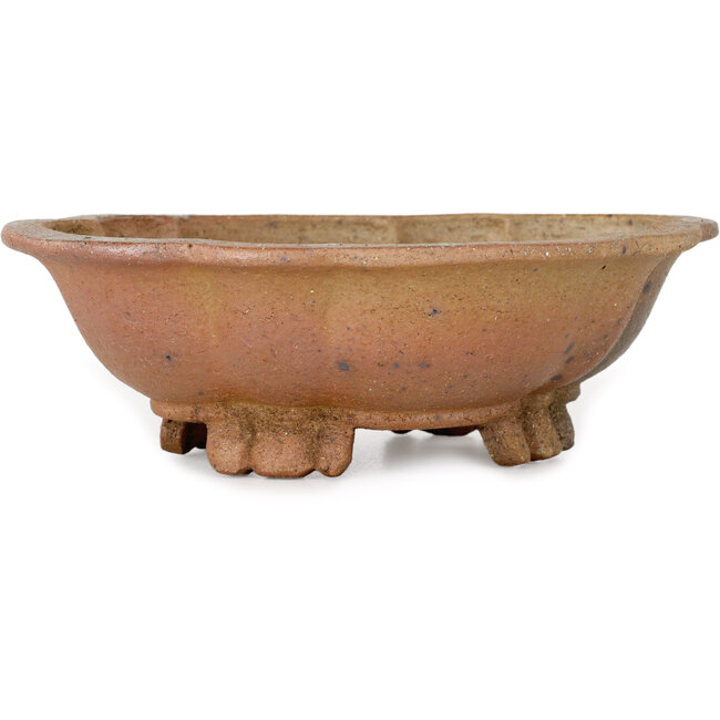 Pot à bonsaï Mokko non émaillé par Echizen - 175 x 155 x 55 mm