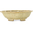 Mokko beige bonsai pot by Echizen - 180 x 160 x 50 mm